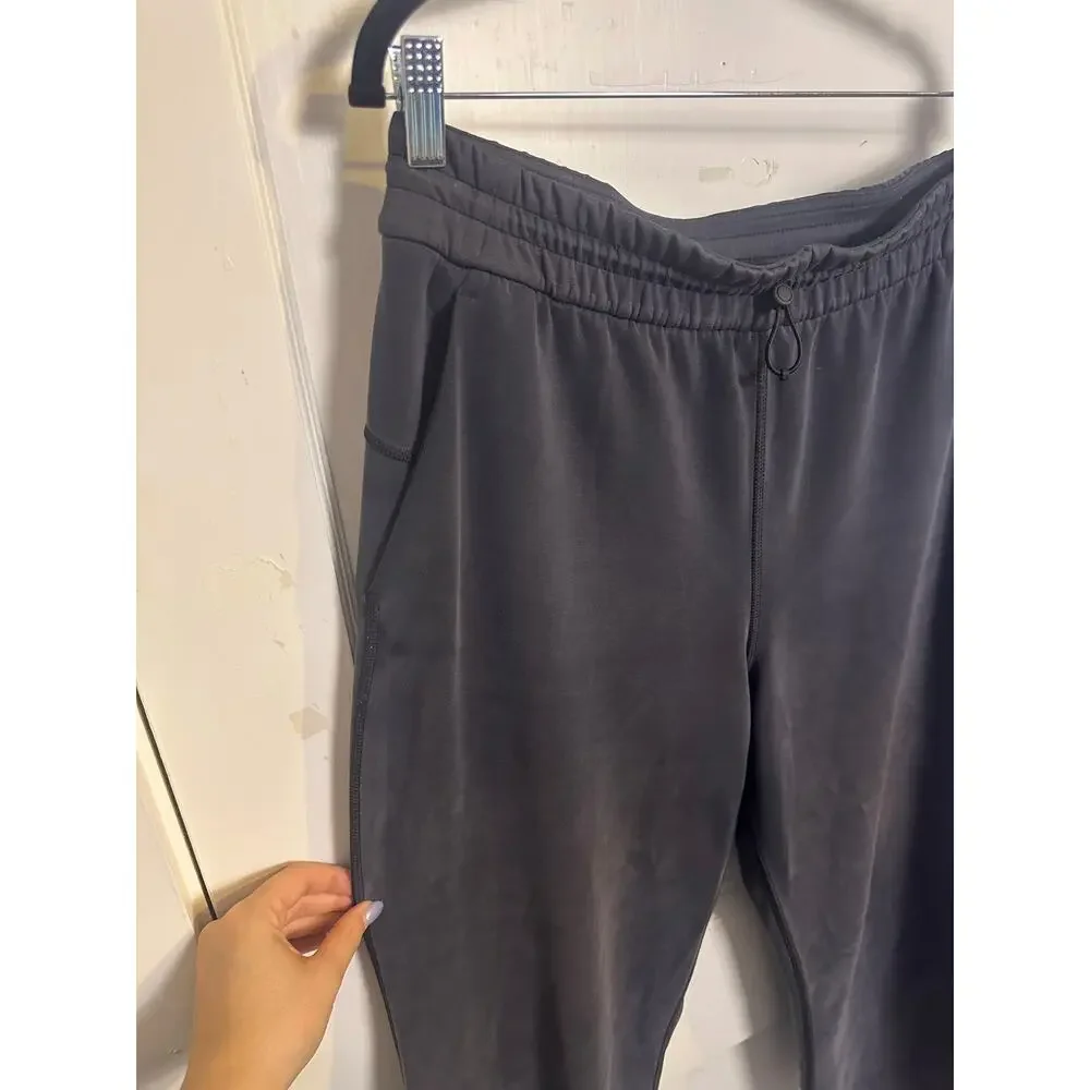 Lululemon Softstreme High-Rise Straight Leg Crop, Black, Size 10